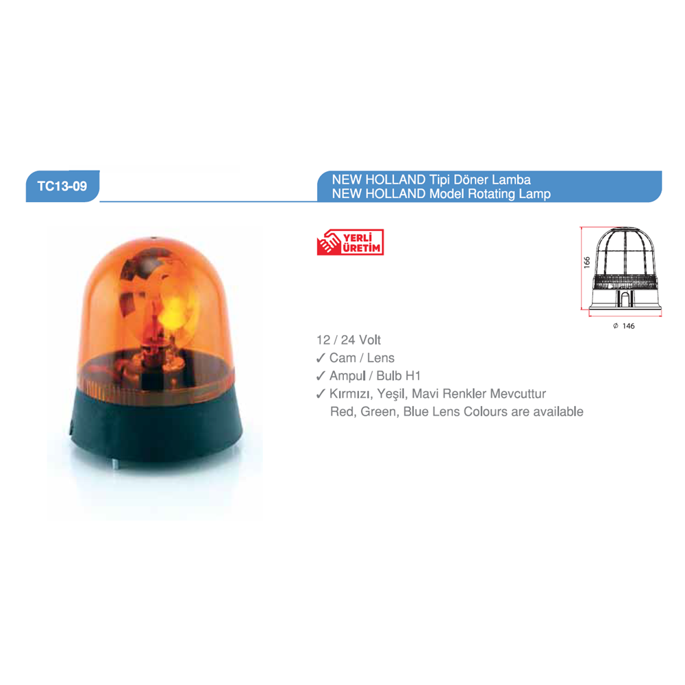 12V NEW HOLLAND TİPİ A07 OTX