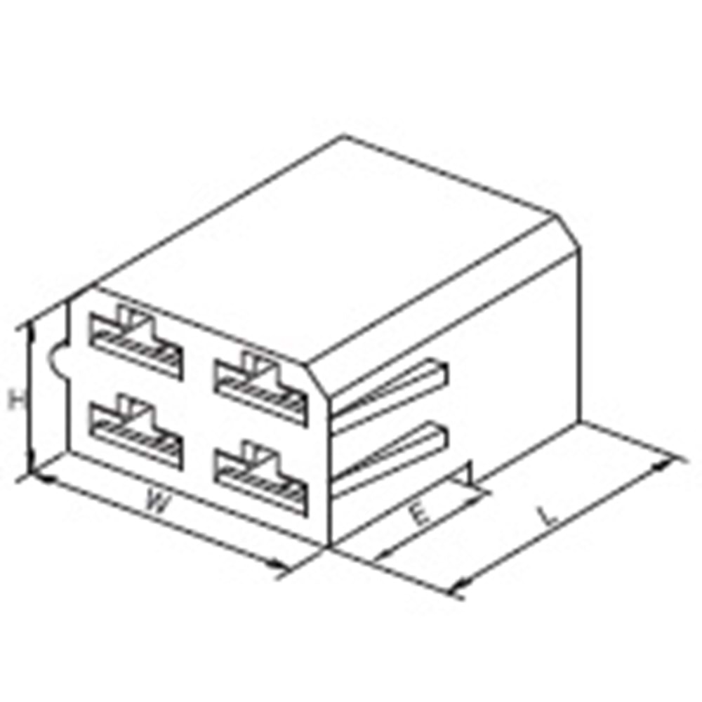 TKS 104E 4LÜ ERKEK KONNEKTÖR