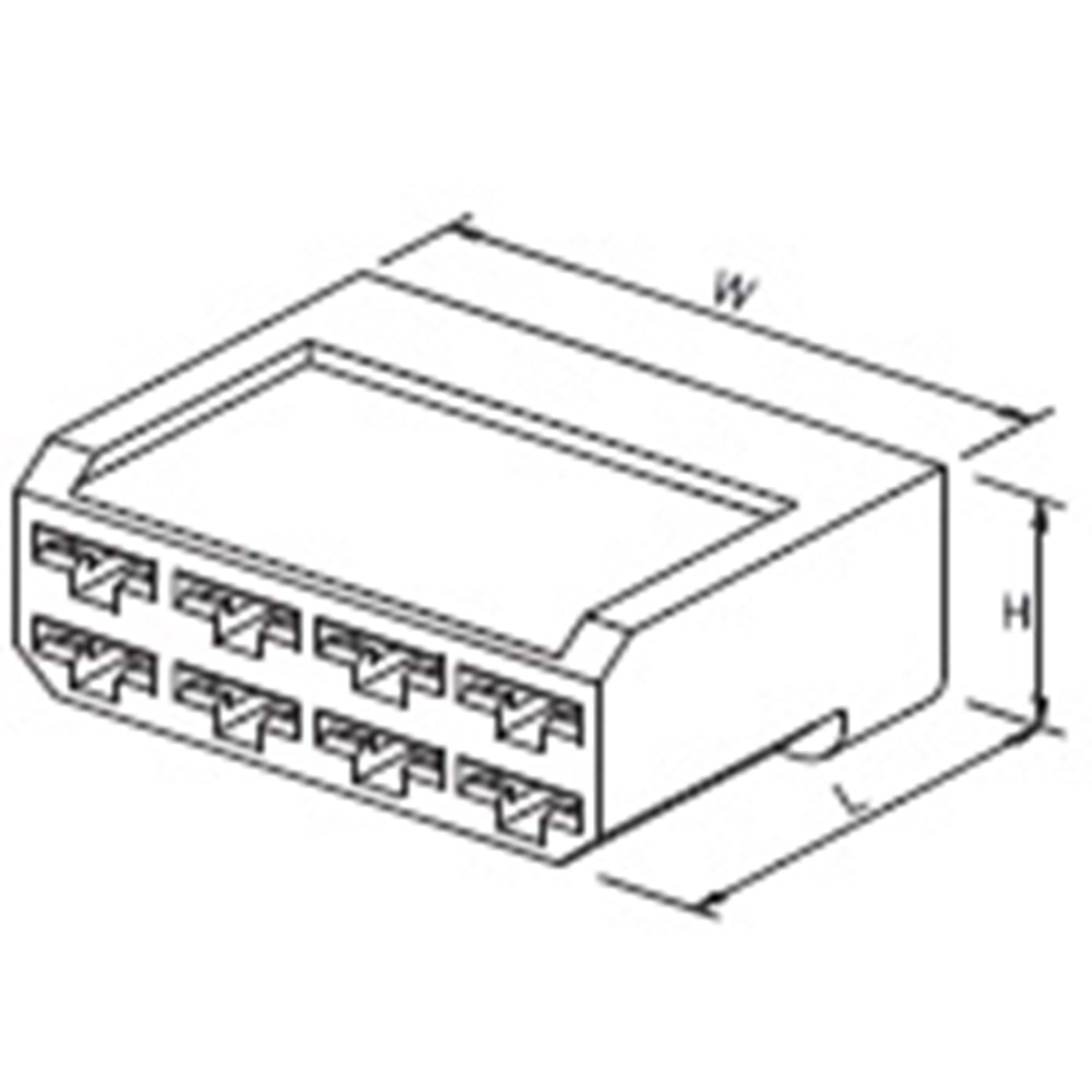 TKS 108E 8LI ERKEK KONNEKTÖR