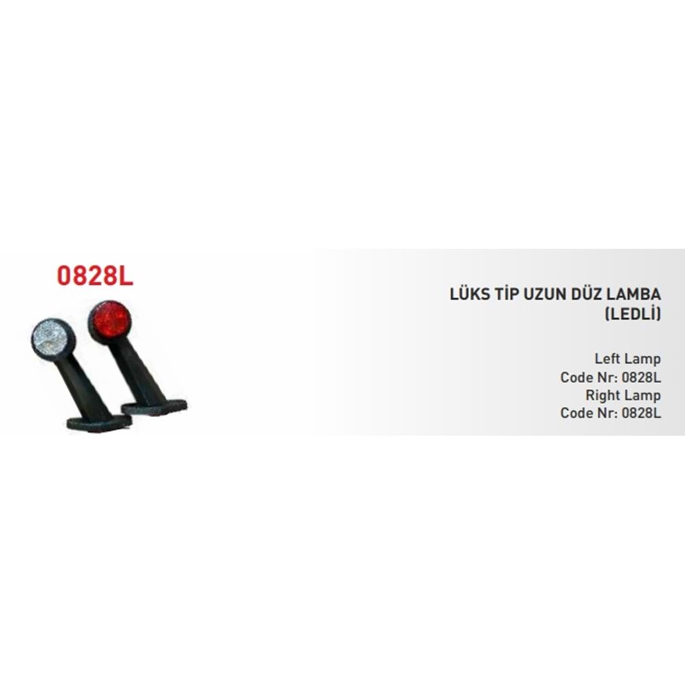 LÜKS TİP LEDLİ UZUN DÜZ LAMBA