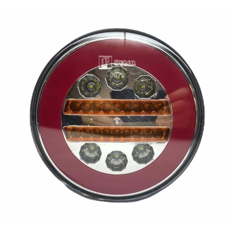 STOP LAMBA HAMBURGER NEON YUVARLAK 24V