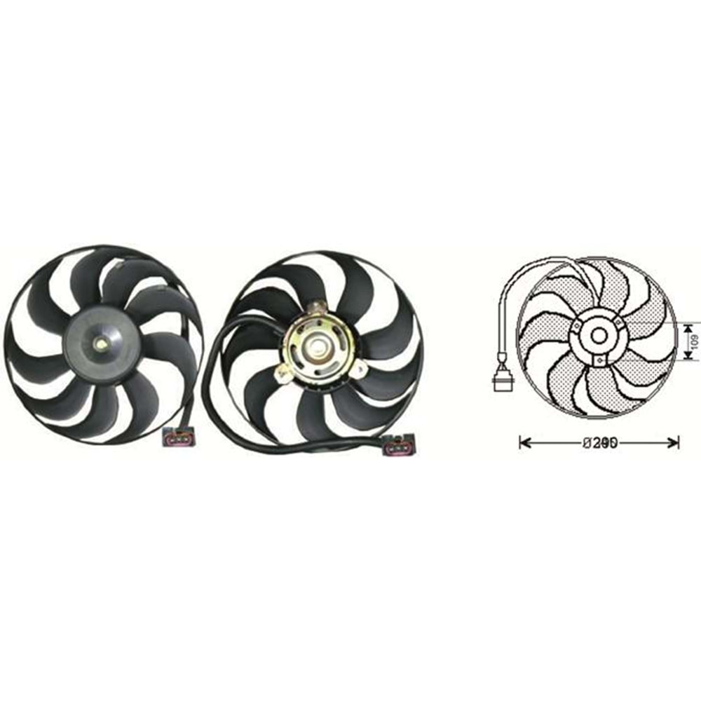 FAN MOTOR VOLKSWAGEN