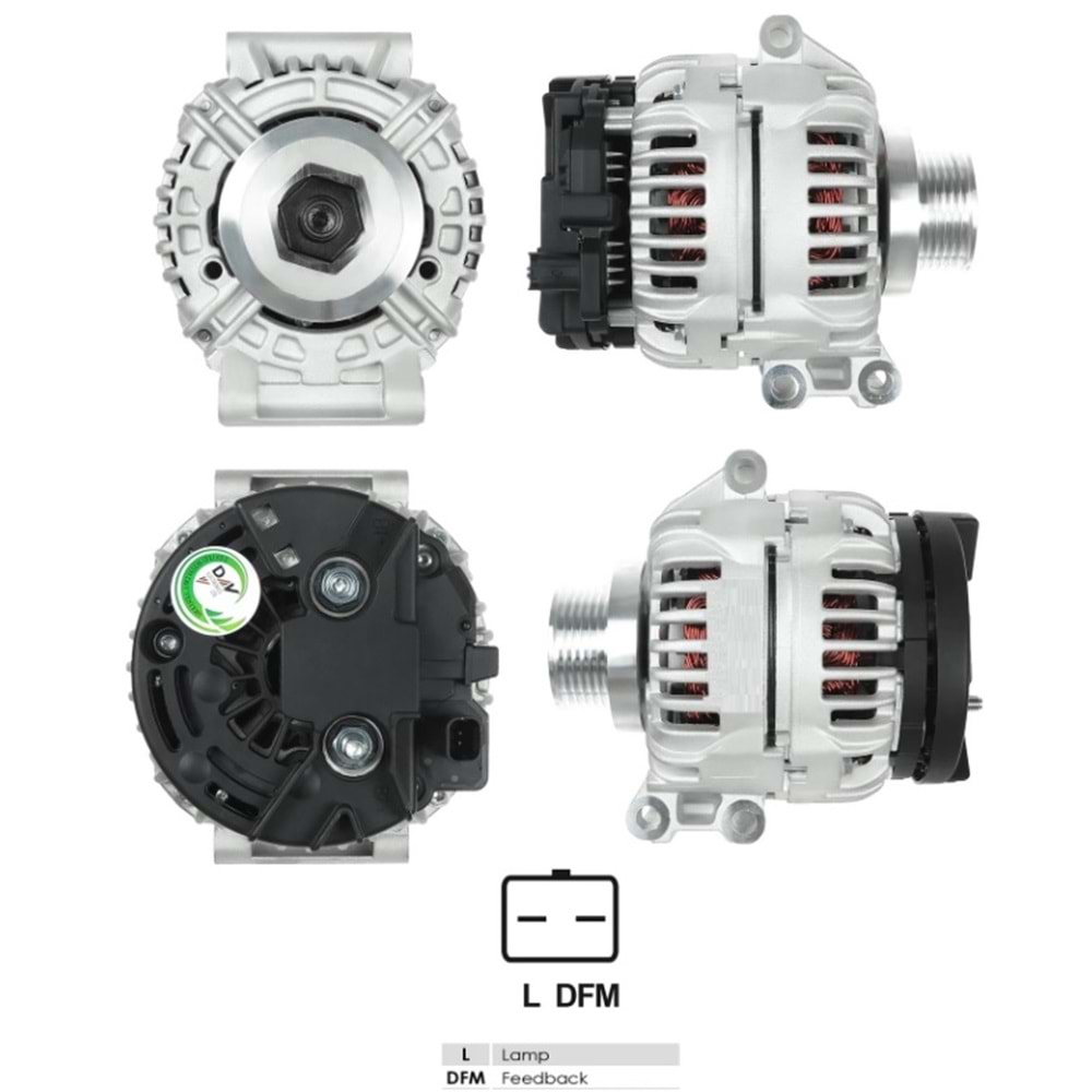 ALT DINAMO 12V 98A BOSCH TIPI RENAULT MEGANE 1,4 1,6 MEGANE II 1,6 16V LAGUNA 98-