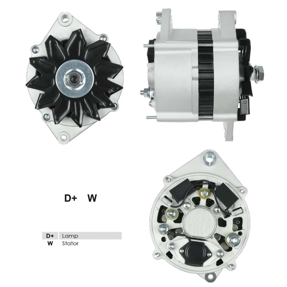 ALT DINAMO 24V 80A BOSCH TIP RENAULT KERAX MAGNUM MIDLUM PREMIUM 97-->