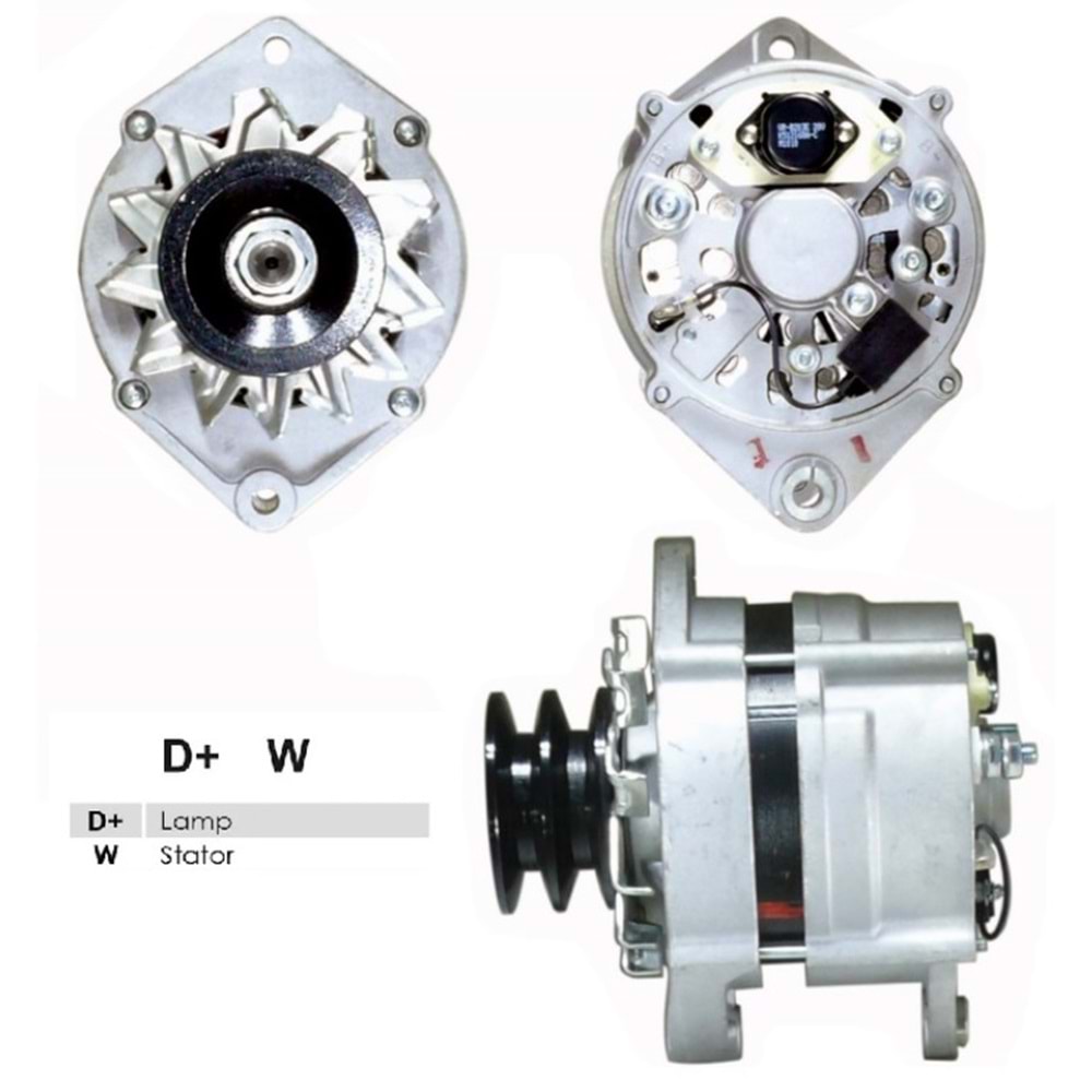 ALT DINAMO 24V 80A BOSCH TIP SCANIA F112 BF86 K112 82-95 D+ W