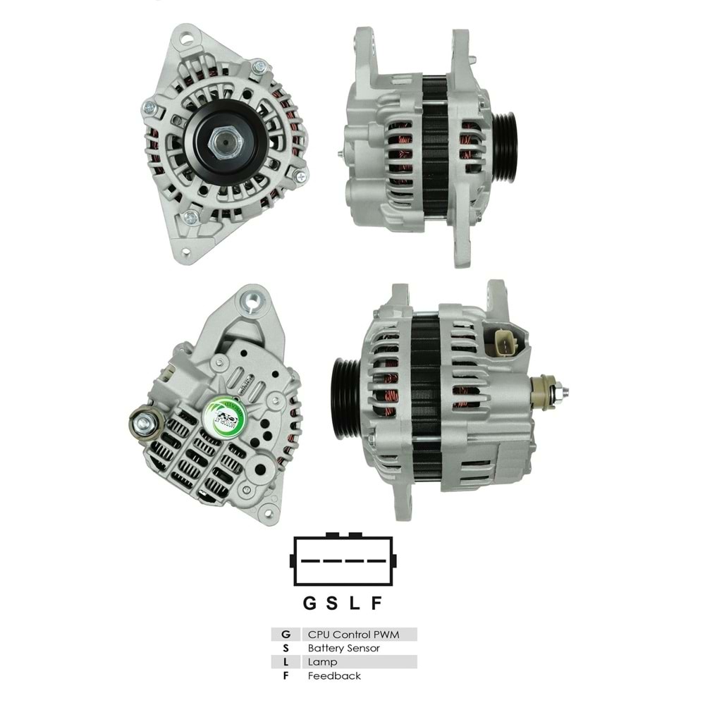 REVIZYONLU ALT DINAMO 12V 90A MITSUBISHI TIPI L200 TRITON IADESI YOKTUR