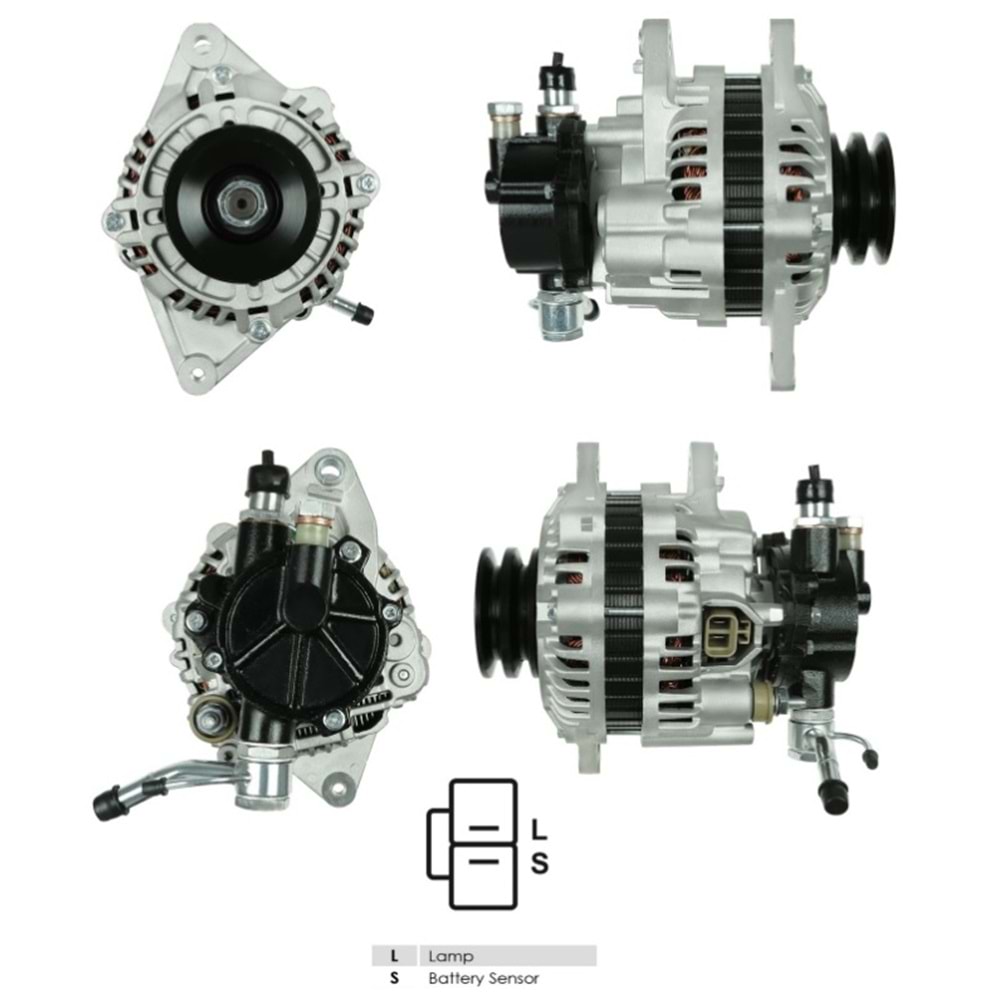 ALT DINAMO 12V 120A MITSUBISHI TIPI L300 2,5 D TD 98- KLIMALI