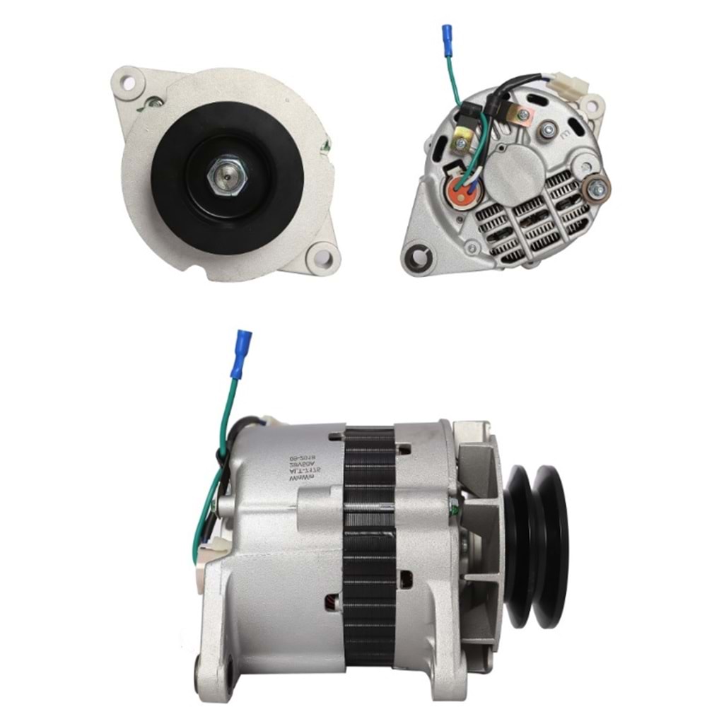 ALT DINAMO 24V 50A MITSUBISHI TIP DOOSAN IZOLE SASE GENİŞ KASNAK JHM
