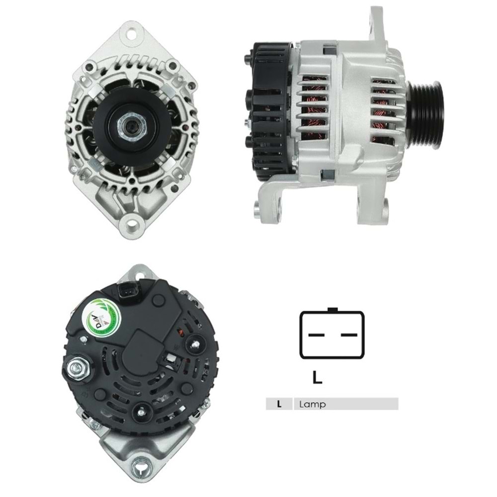 ALT DINAMO 12V 70A VALEO TIPI RENAULT KANGOO 1,9 D CLIO DIZEL 97-