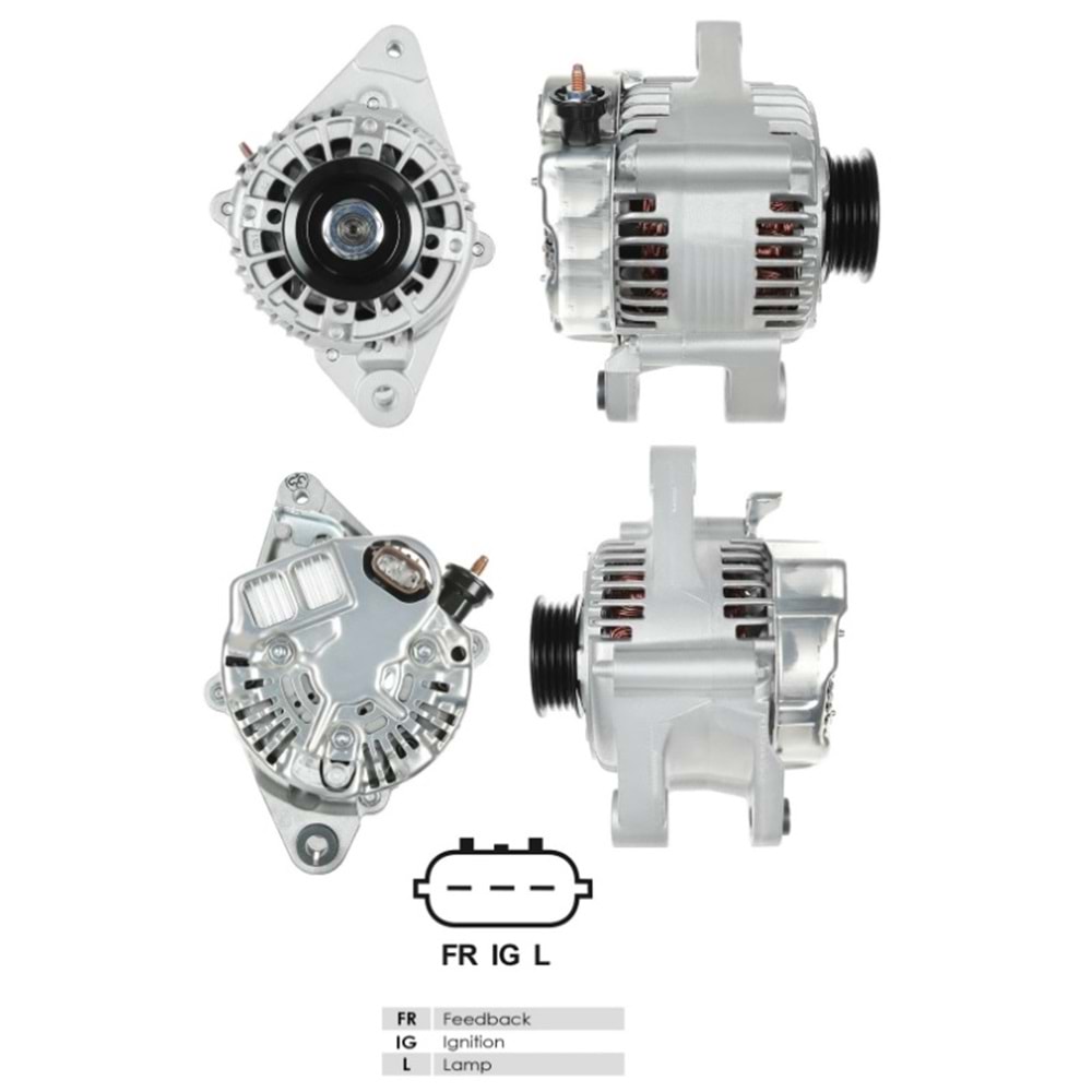 ALT DINAMO 12V 90A NIPPON DENSO TIPI TOYOTA COROLLA 1,6 AE101 93-97 YARIS 99-