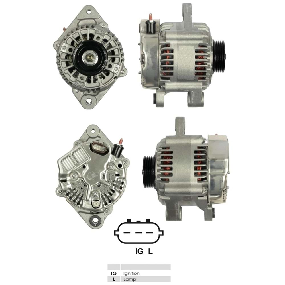 ALT DINAMO 12V 80A NIPPON DENSO TIPI TOYOTA COROLLA 1,6 97-99 DAIHATSU TERIOS APPLAUSE SIRION