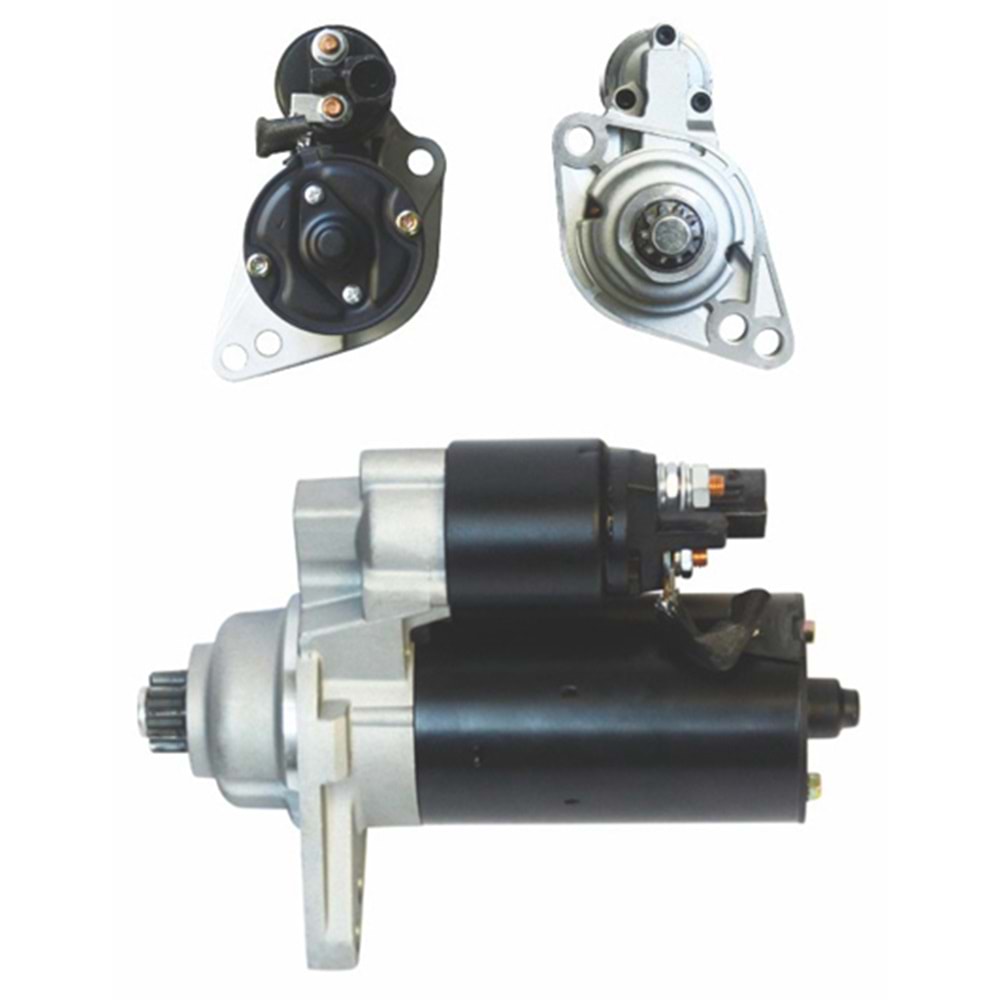MARS MOTORU 12V 10 DIS 2.0KW BOSCH TIP CADDY GOLF IBIZA FABIA 1.4 1.9TDI CCW 02Z911023F-02Z911023FX-