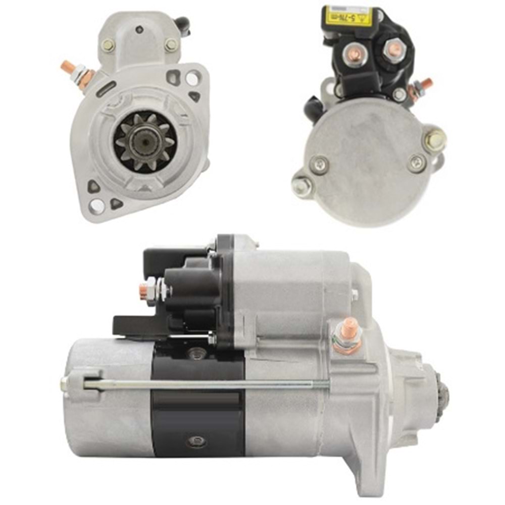 MARS MOTORU 24V 10 DIS 4.8KW DENSO TIP CUMMINS ISB 6.7 HYSTER360 FORKLIFT STR-7040 4996707-DSN-2091