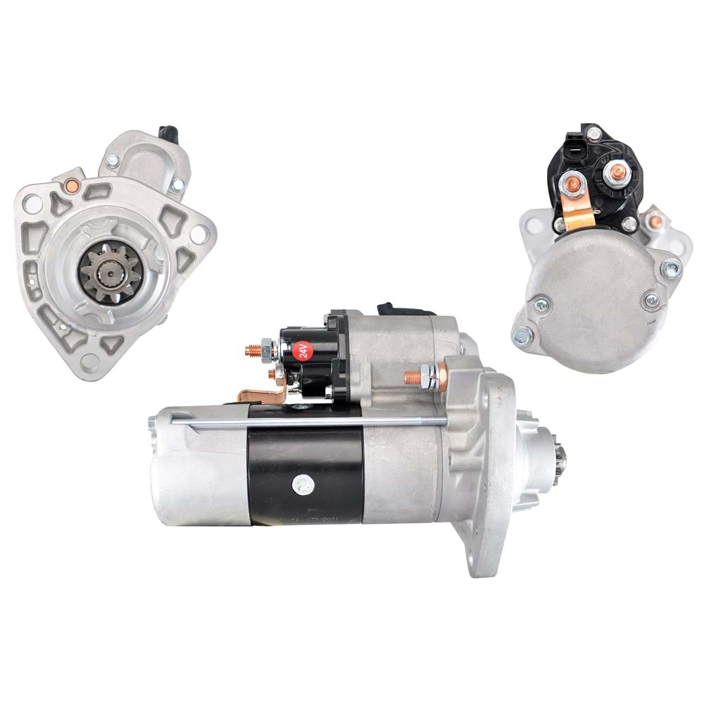 MARS MOTORU 24V 10 DIS 4.8 KW DENSO TIP CATERPILLAR EXC.JCB LOADER CUMMINS 8.3 VOLANT 92mm. 4995641