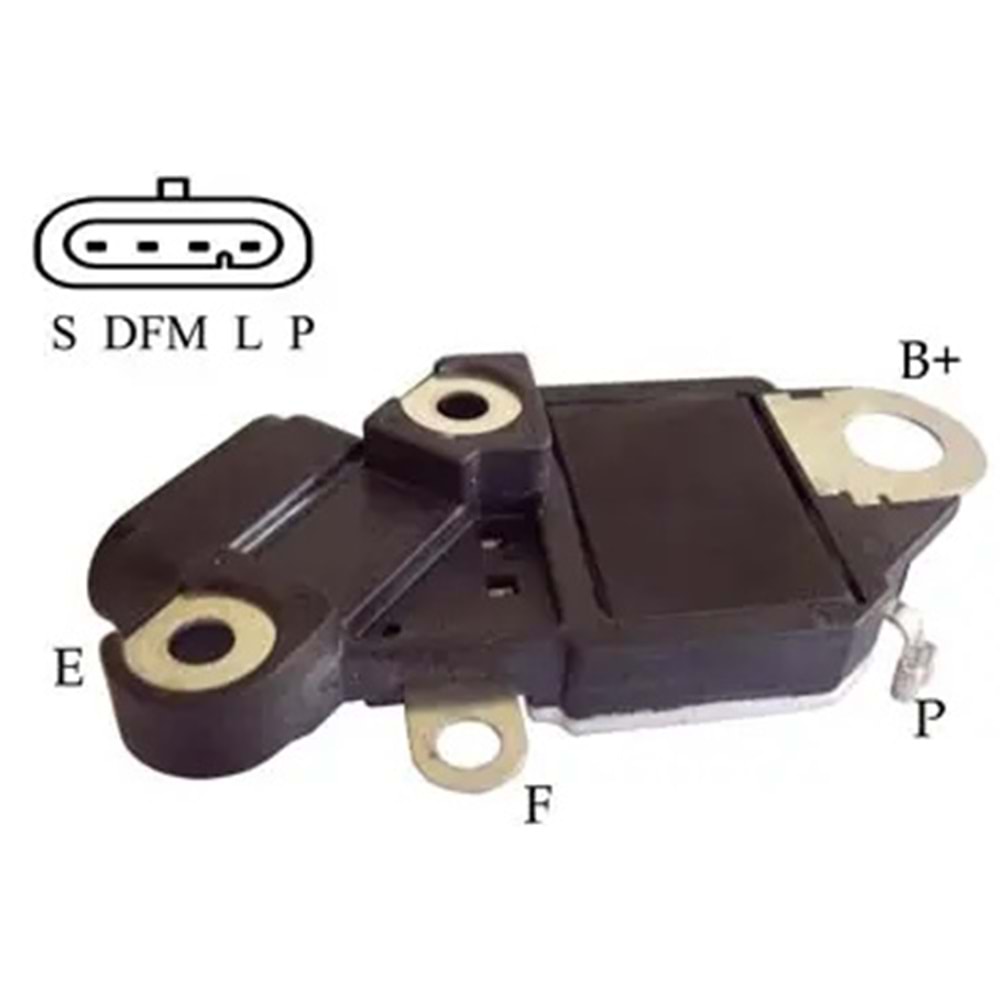 ALT KONJEKTOR 14.4V DELCO TIP 24 SI / JCB / CUMMINS S-FR-L-P VR-D235