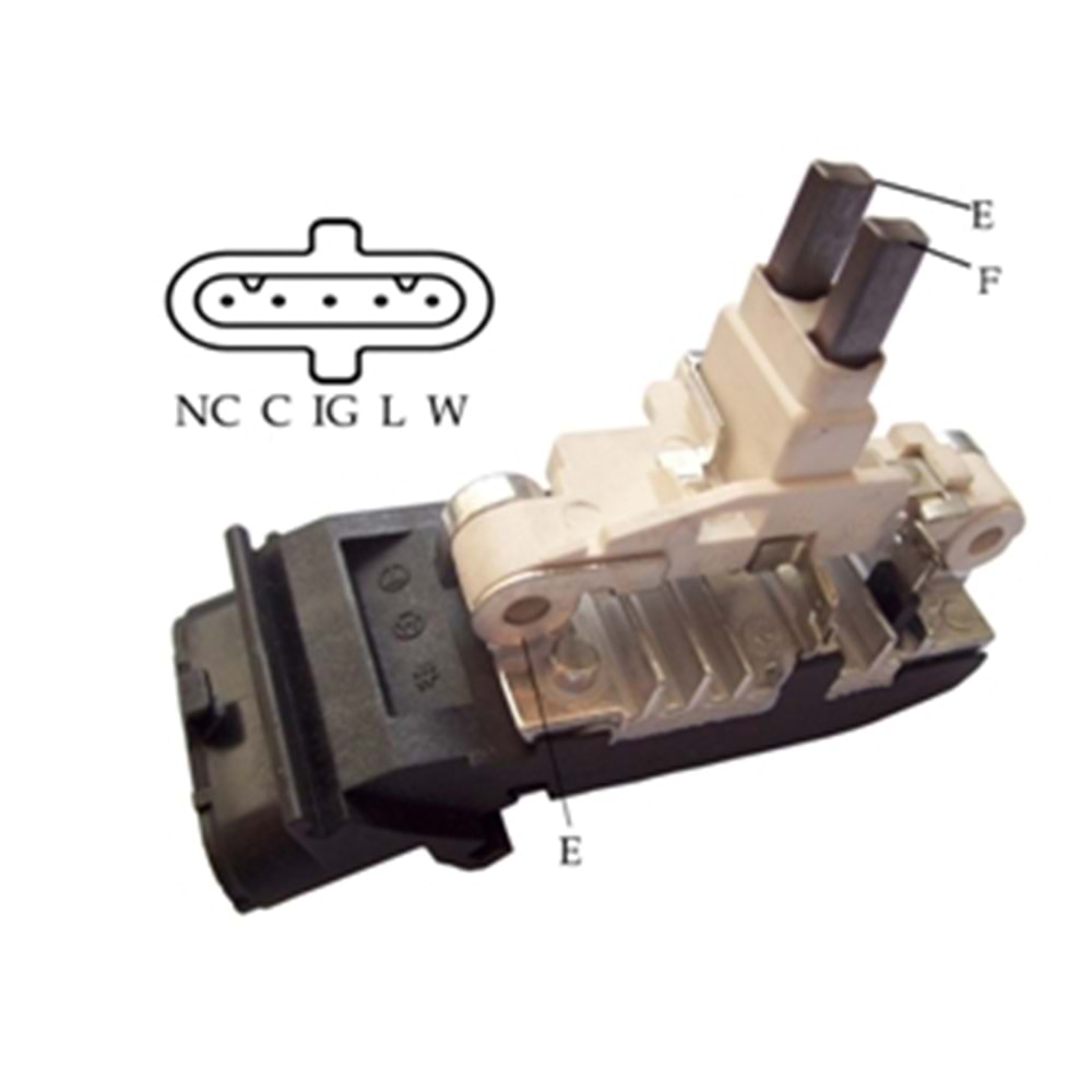 ALT KONJEKTOR 28.5V 2 FISLI BOSCH TIPI MAN TGA 18 24 26 VR-B558B