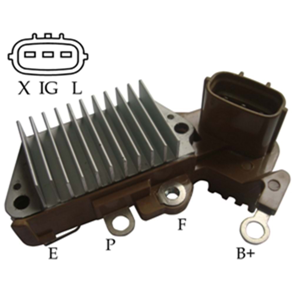 ALT KONJEKTOR 28.30V 3 FISLI NIPPON DENSO TIP KOMATSU PC200 / PC 78 / WA100-5 --> VR-H2005-151B