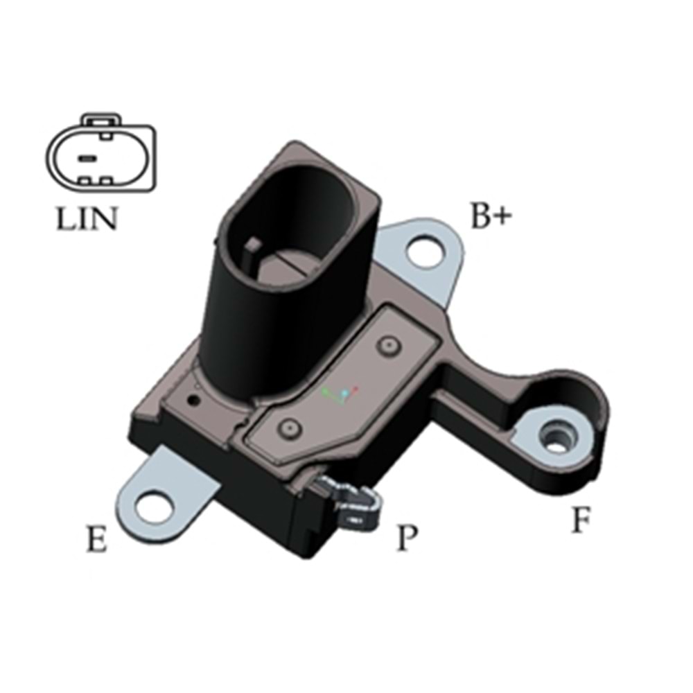 ALT KONJEKTOR 13.70V DENSO TIP JAGUAR XF-XJ 2.0-3.0 LANDROVER RANGE ROVER LIN IN-3570 VR-H2005-194
