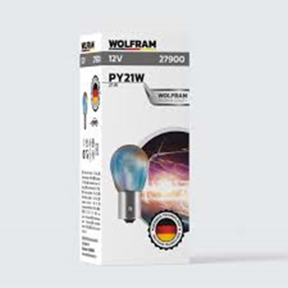 AMPUL 12V 93 21W PY21W KOLORMATIK