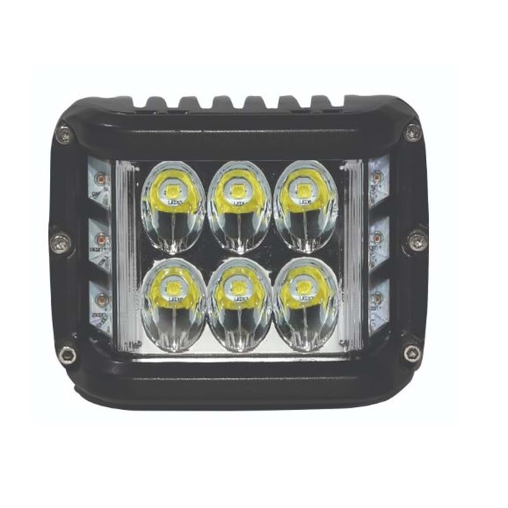 6 LED BEYAZ 6 LED SARI CALISMA LAMBA 12/24V 36W E
