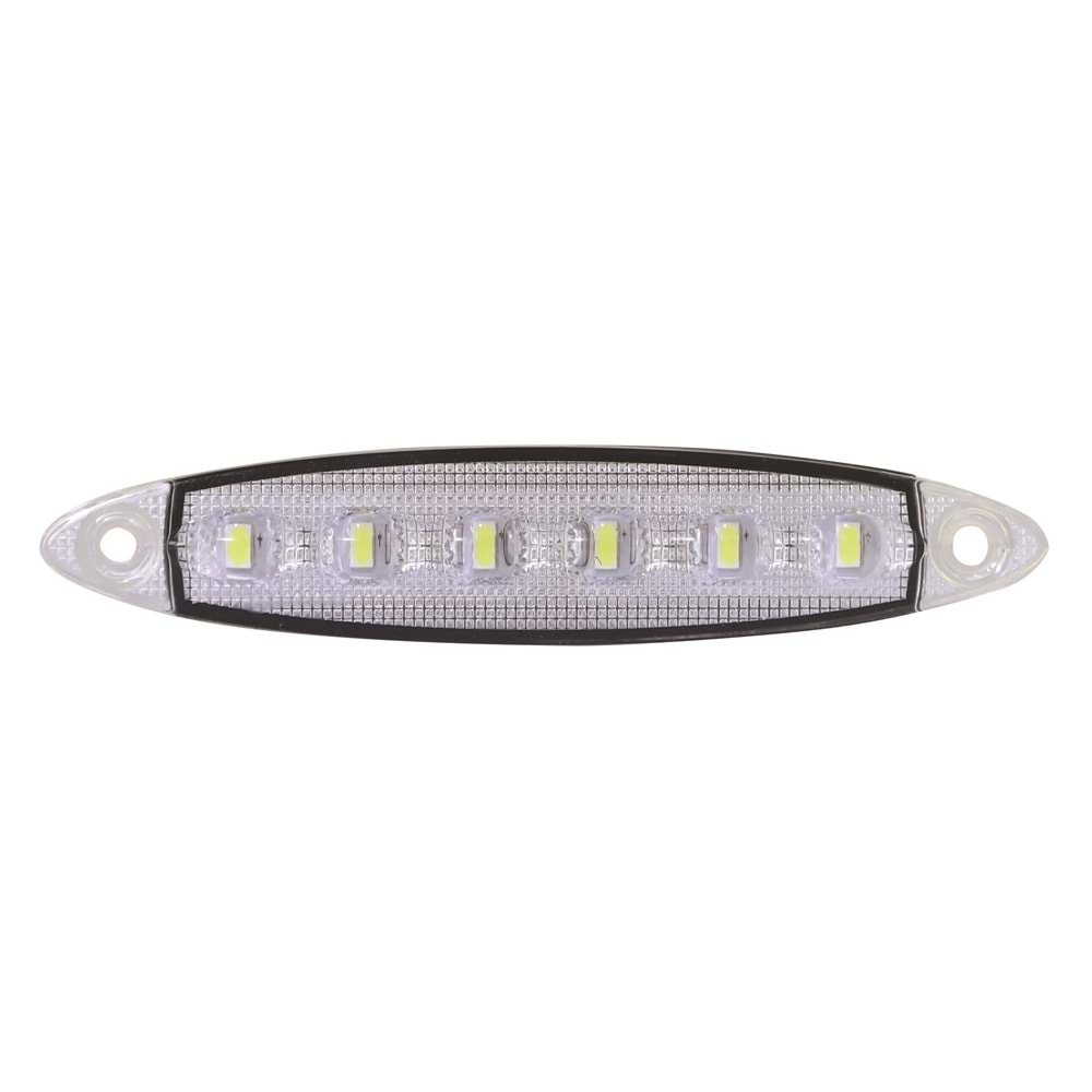 AMPUL E9 24V 3 YAN POZİSYON LAMBA 6 LED BEYAZ E BELGELİ