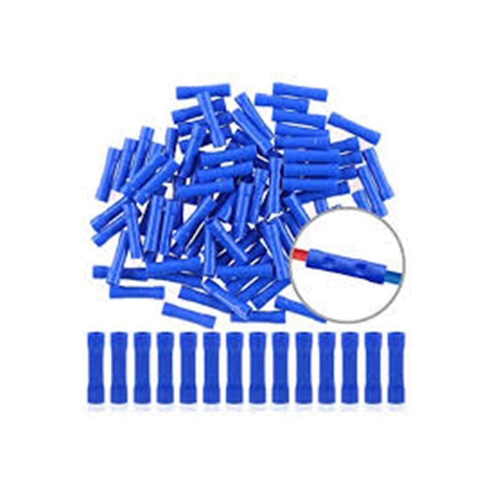 LEHİMLİ KABLO BİRLEŞTİRİCİSİ ŞEFFAF MAVİ