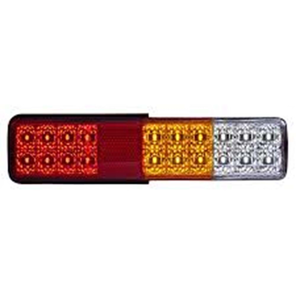FORKLİFT STOP SİNYAL LAM.4FONK. UZUN LED 12V