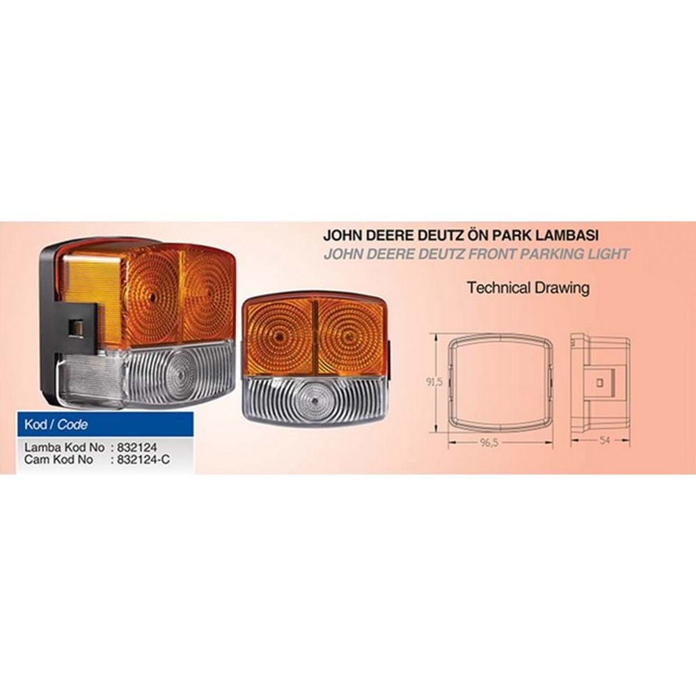 JOHN DEERE DEUTZ ÖN PARK CAM