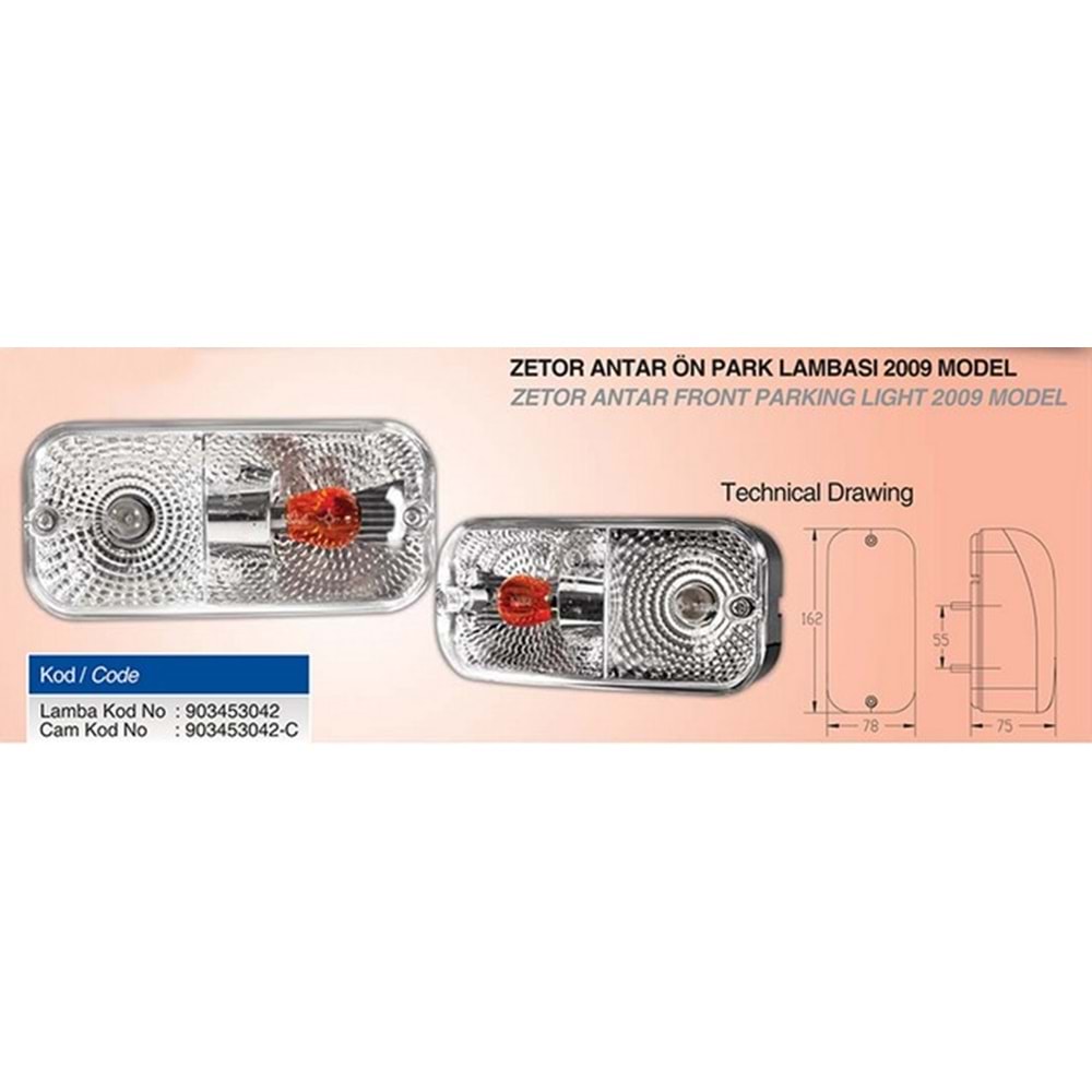 ZETOR-ANTAR ÖN PARK CAMI 2009 MODEL