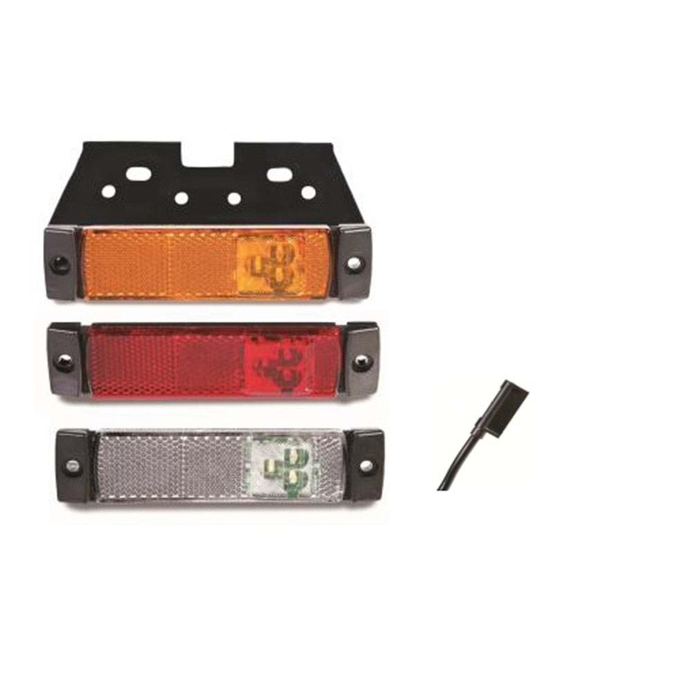 KRONE TİP SIDE MARKER BEYAZ -LED
