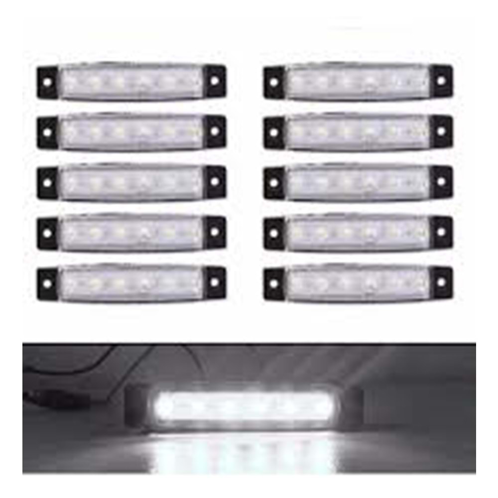 12V PARMAK PAMAK LED BEYAZ