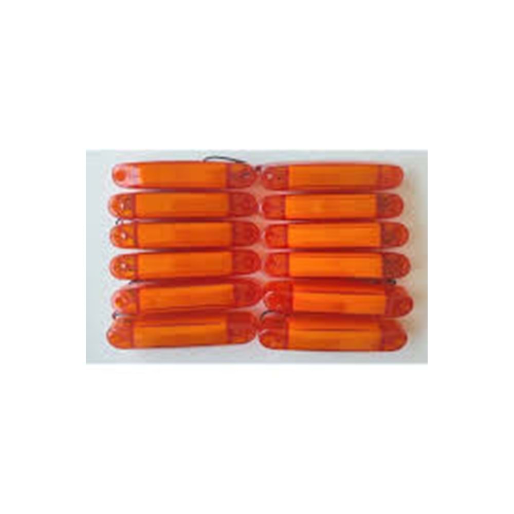 12V PARMAK PAMAK LED TURUNCU