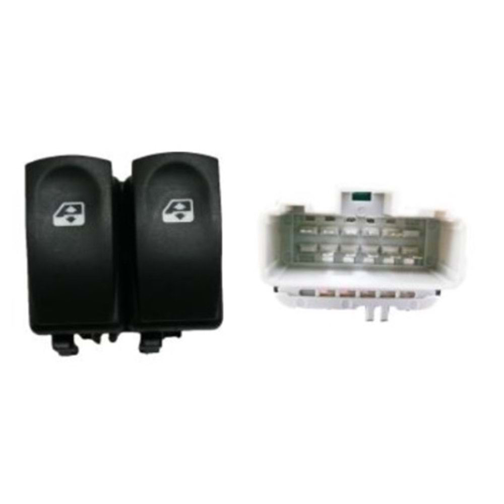 AN 0457 ANAHTAR CAM CLIO III/MODUS SOL ÇİFTLİ GRI