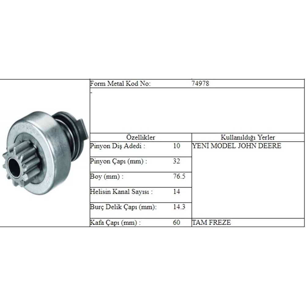 M.DİŞLİSİ YENİ MODEL JOHN DEERE