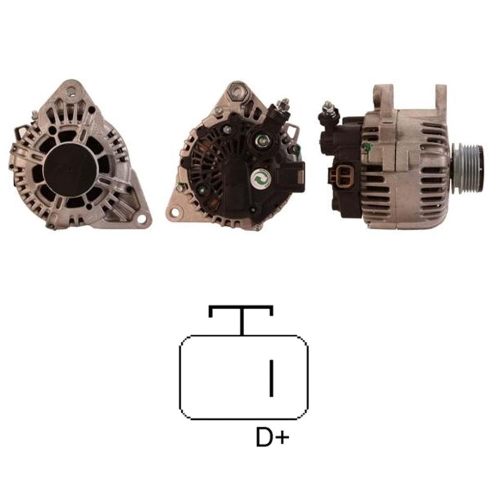 ALT 12V 120 AMP HYUNDAI ACCENT 1.5 CRDI - ELENTRA