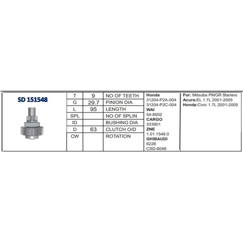 M.DİŞLİSİ 9DİŞ HONDA