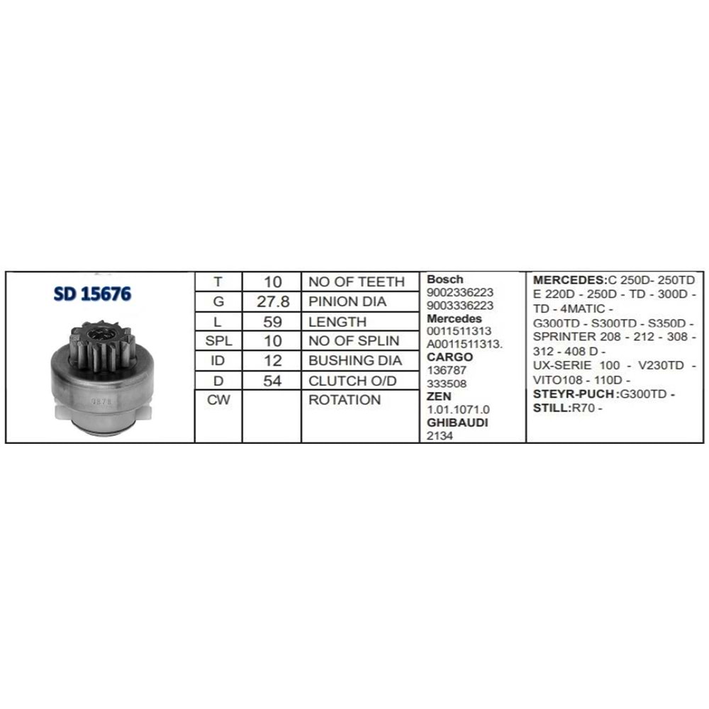 M.DİŞLİSİ 11 DİŞ FIAT TEMPRA 1.8-2.0 / TİPO 1.6-1.