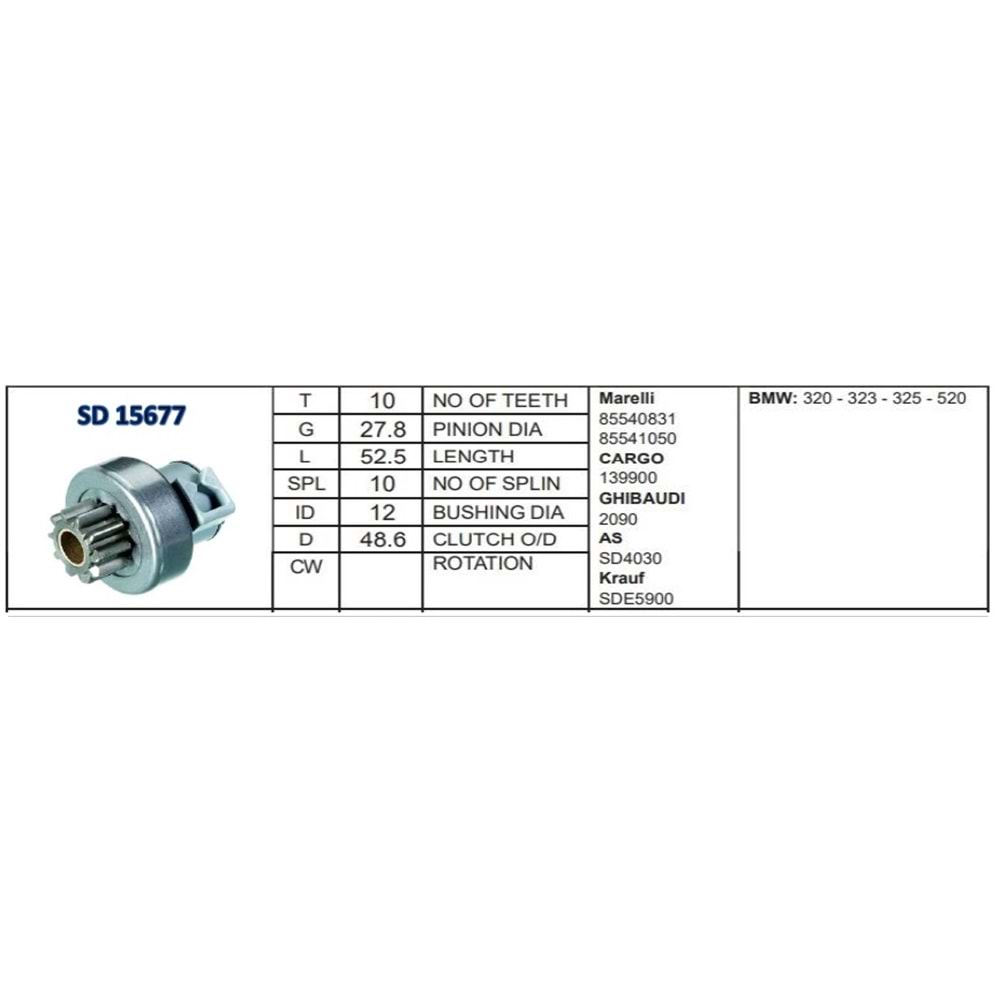 M.DİŞLİSİ 10 DİŞ BMW