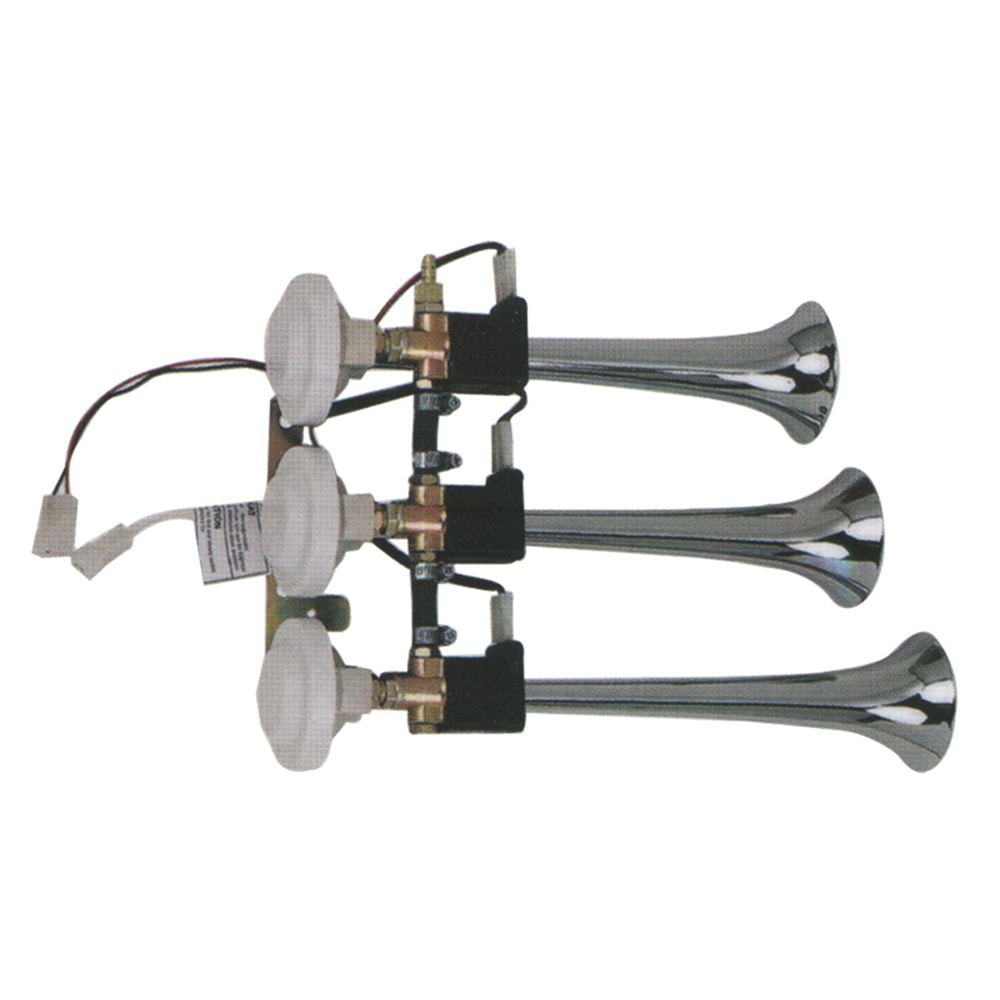 24V 3 SESLİ DALİ DALİ KORNA KROM