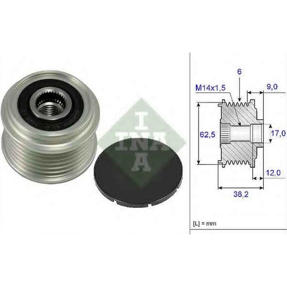 ALTERNATÖR KASNAĞI RULMANLI 6-KANAL HYUNDAI-KIA-TO