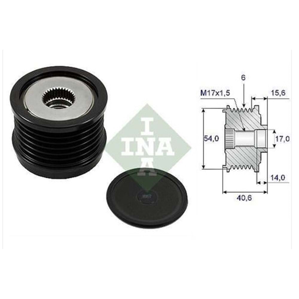 ALTERNATÖR KASNAĞI 6-KANAL ALFA ROMEO GIULIETTA-FI