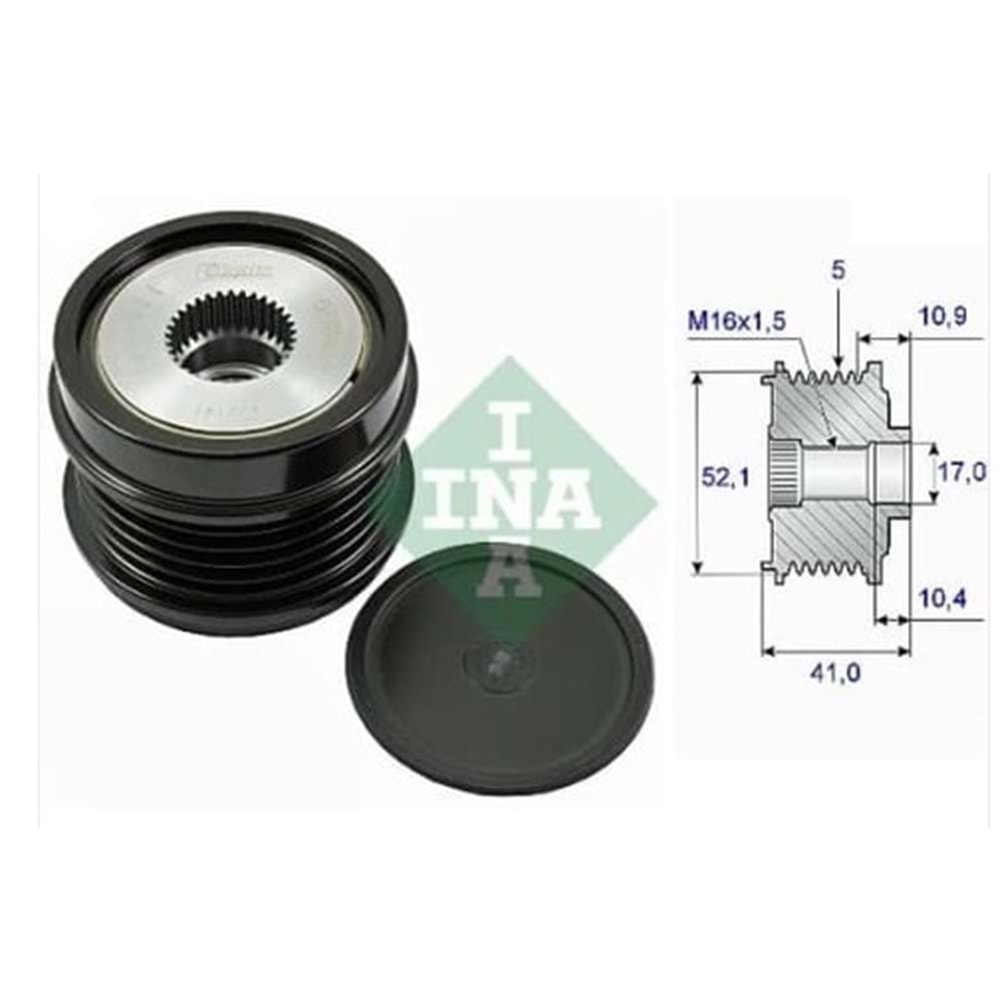 ALTERNATÖR KASNAĞI 5-KANAL MERCEDES A SERİSİ/B SER