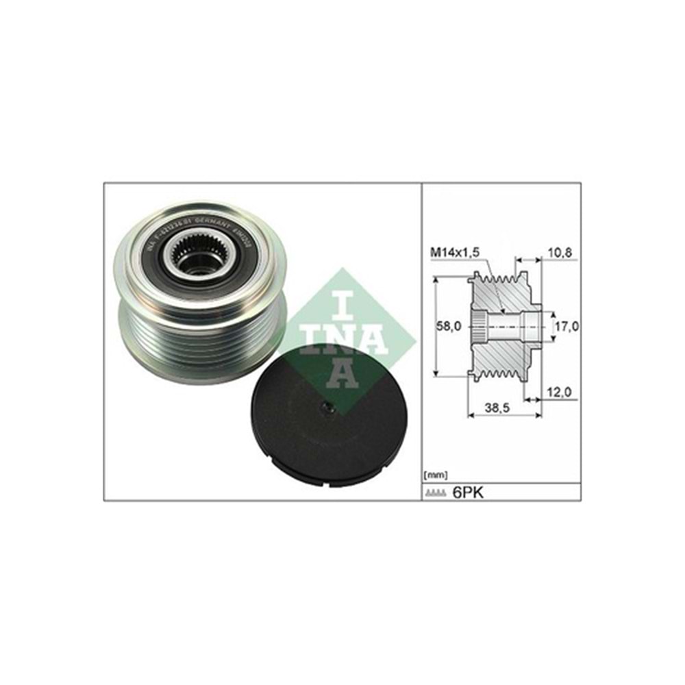 ALTERNATÖR KASNAĞI 6-KANAL TOYOTA COROLLA/AURIS/Y