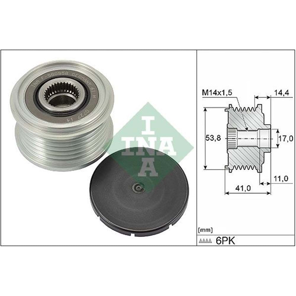ALTERNATÖR KASNAĞI CITROEN BERLINGO PART.TEPEE