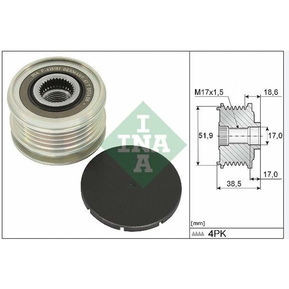 ALTERNATÖR KASNAĞI NISSAN MICRA V 1.0 2016