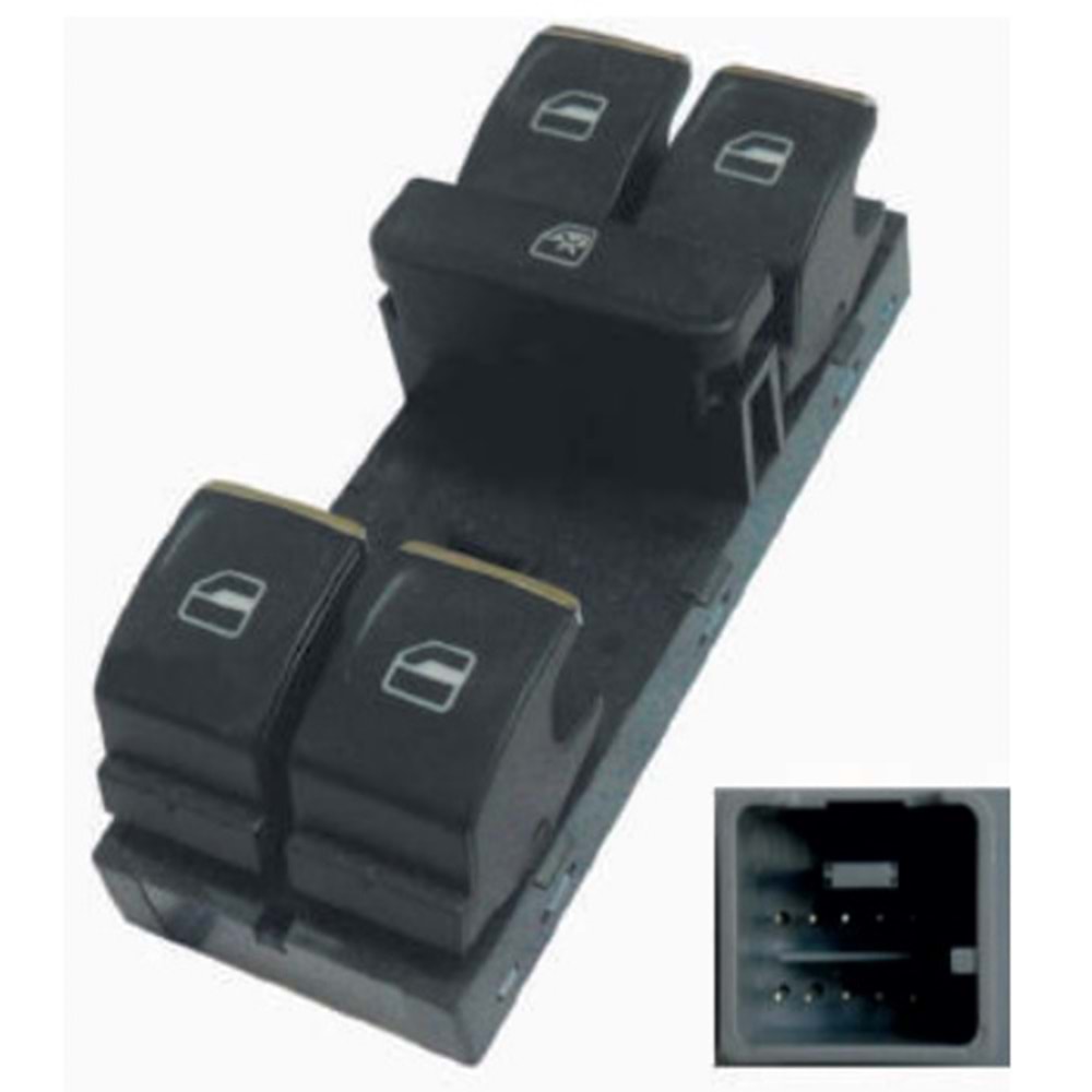 KOBE CAM ANAHTARI VW.POLO 14> SOL ÖN DÖRTLÜ