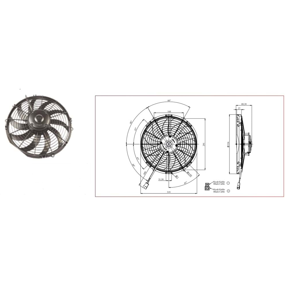 12V 12 KOMP.AXIEL İNCE ÇERÇEVE 74315040