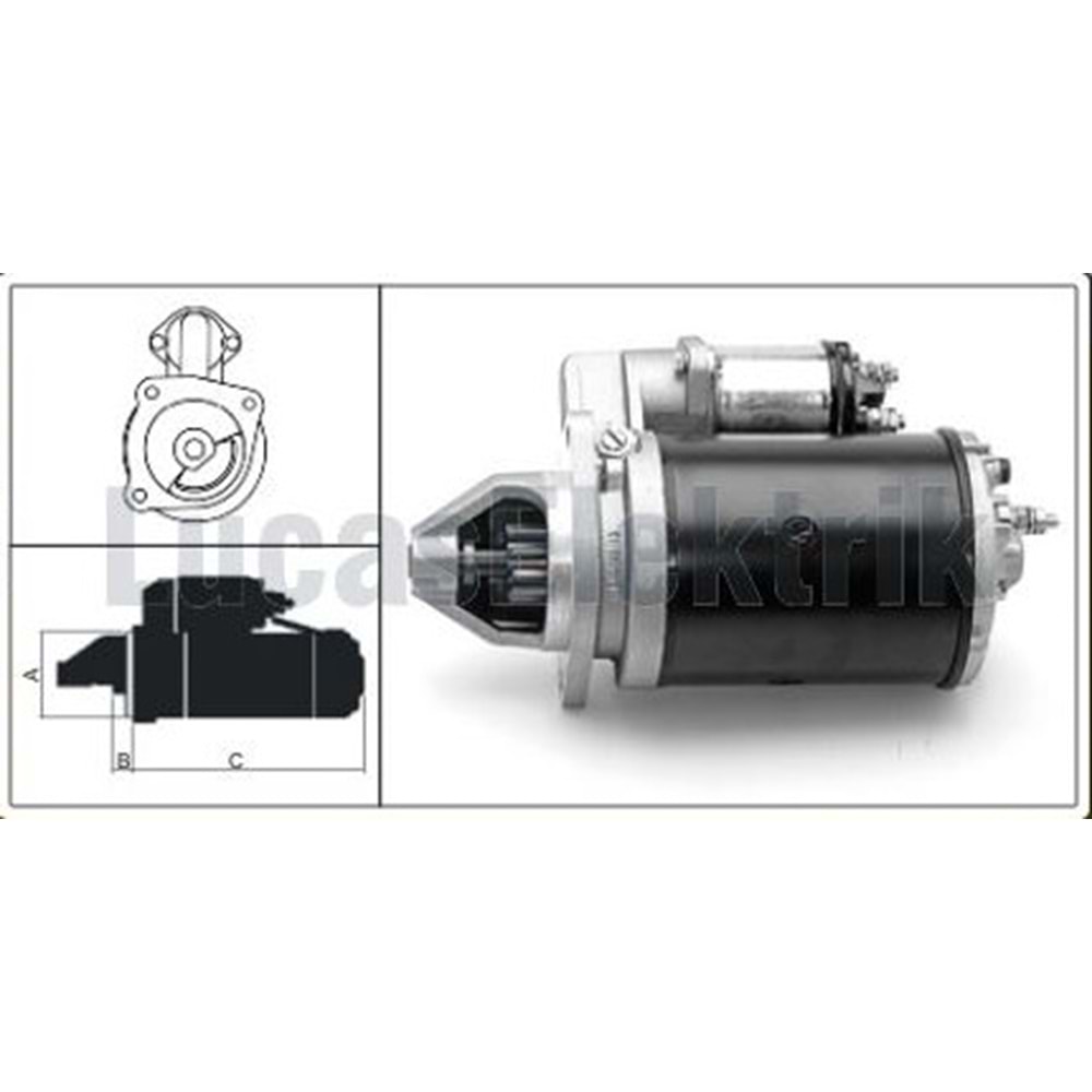 M127 MF 265/275/285/398/398 4x4 (SU SIZDIRMAZ) 12V