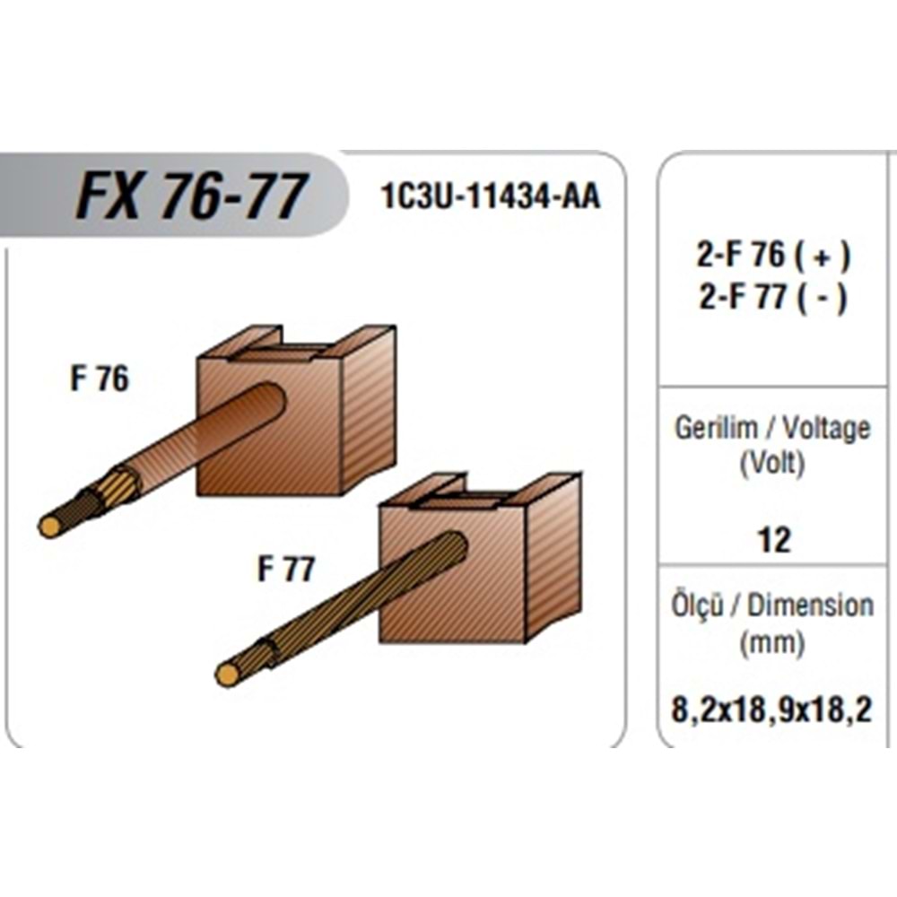 12V FORD FOCUS / CONNECT / MONDEO / FIESTA 1.6 TDC