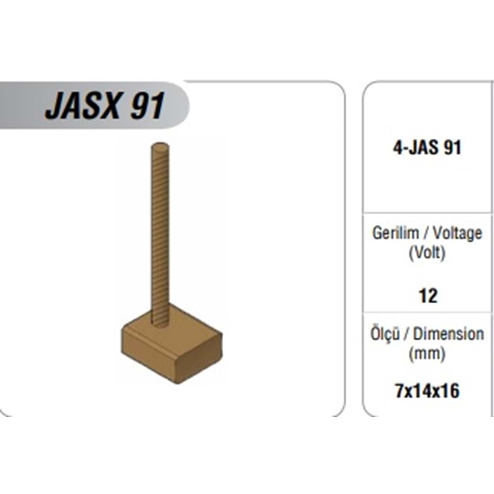12V MARŞ MOT. KÖMÜRÜ